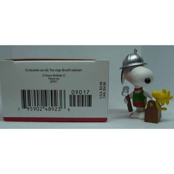 Hallmark Keepsake Ornament 2015 Building Buddies Spotlight Snoopy Peanuts 18th - Picture 12 of 12